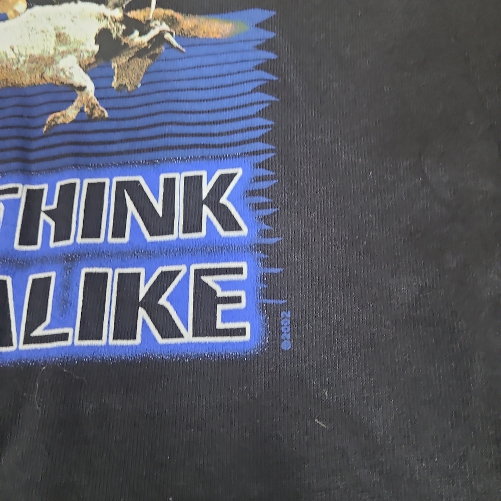 VTG‎ Y2k 2002 WRANGLER Kids XL 14-16  T SHIRT Winners Think Alike Calf Roping - Picture 5 of 11